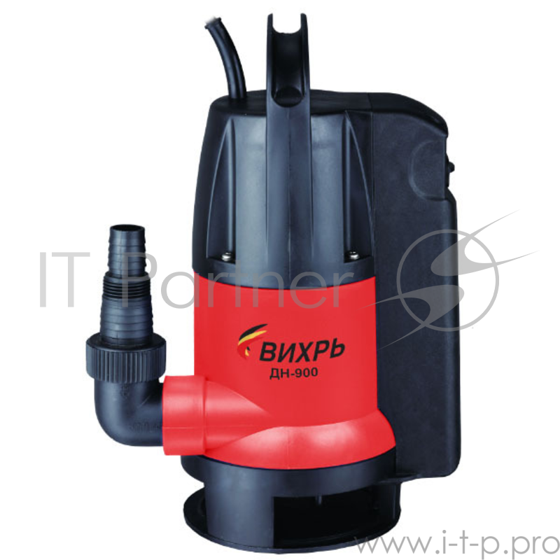 Насосы Вихрь ДН-900 68/2/3 Дренажный насос { 900 вт, глуб-8 м, max-15,5 м/час, частицы-35 мм }