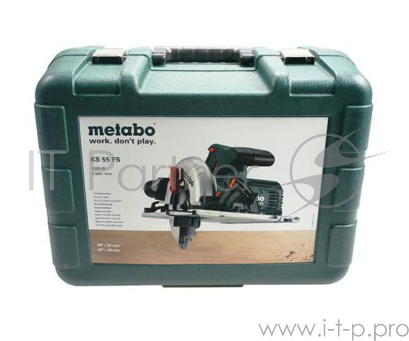 Пила Metabo KS 55 FS Пила дисковая 600955500 { 1200вт, 160х20мм, 55мм, кейс, вес 4 кг }