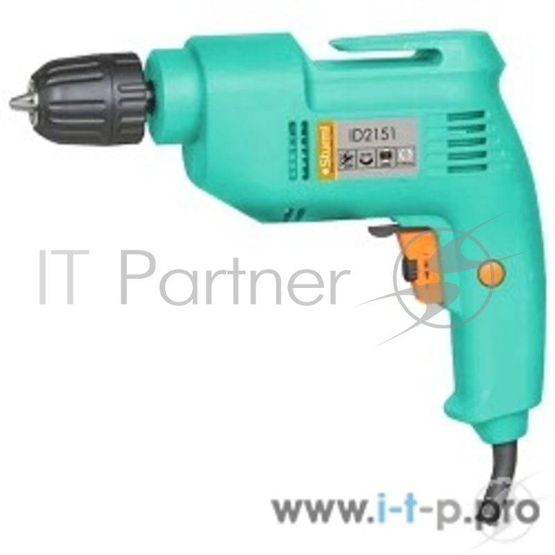 Дрель, Шуруповерт Sturm ID2151 Дрель электрическая Sturm, 500 Вт, реверс, 0-3200 об/мин, быстрозажим. патрон 10 мм ID2151