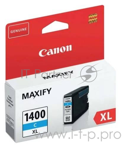 Расходные материалы Canon PGI-1400XL C Картридж струйный для MAXIFY МВ2040 и МВ2340, голубой