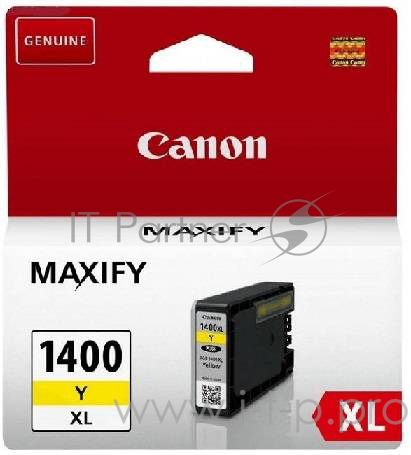 Расходные материалы Canon PGI-1400XL Y Картридж струйный для MAXIFY МВ2040 и МВ2340, жёлтый