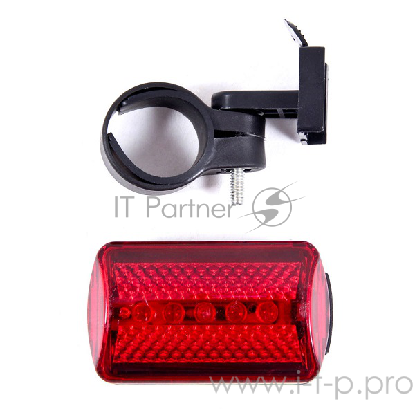 Фонарик задний ECOS VEL-15 красный свет, 3 режима (в уп. 120 шт)