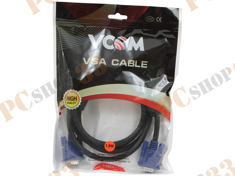 Кабель D-Sub VCOM VVG6448, с ферритовыми кольцами (10м)