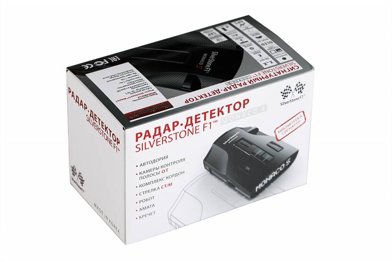 Радар-детектор Silverstone F1 Monaco S GPS приемник