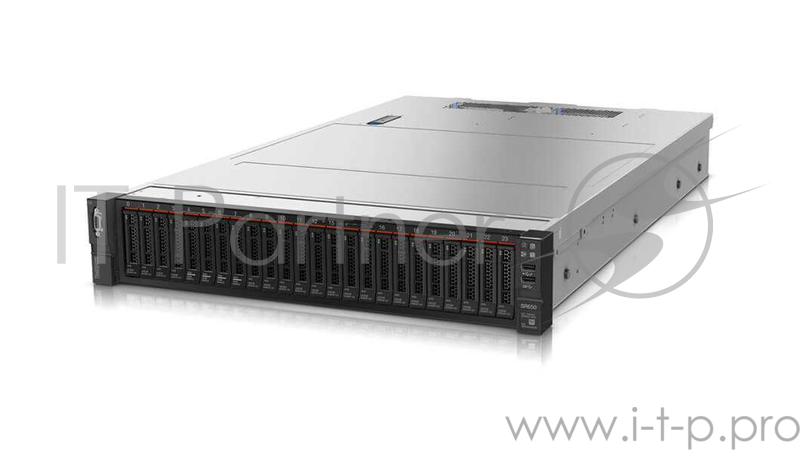 Сервер Lenovo SR650 Xeon Gold 5217 (8C 3.0GHz 11MB Cache/115W) 16GB (1x16GB, 2Rx8 RDIMM), No Backplane, No RAID, 1x1100W, XCC Enterprise, Tooless Rails