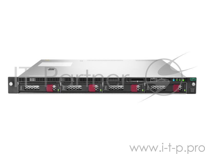 Сервер HP DL160 Gen10, 1(up2)x 3106 Xeon-B 8C 1.7GHz, 1x16GB-R DDR4, S100i/ZM (RAID 0,1,5,10) noHDD (4 LFF 3.5'' HP) 1x500W (up2), 2x1Gb/s, noDVD, iLO5, Rack1U, 3-3-3