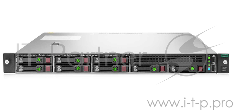Сервер HP DL160 Gen10, 1(up2)x 4110 Xeon-S 8C 2.1GHz, 1x16GB-R DDR4, S100i/ZM (RAID 0,1,5,10) noHDD (8 SFF 2.5