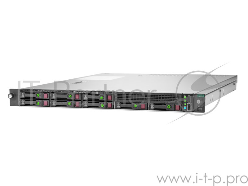 Сервер HP DL160 Gen10, 1(up2)x 4110 Xeon-S 8C 2.1GHz, 1x16GB-R DDR4, S100i/ZM (RAID 0,1,5,10) noHDD (8 SFF 2.5