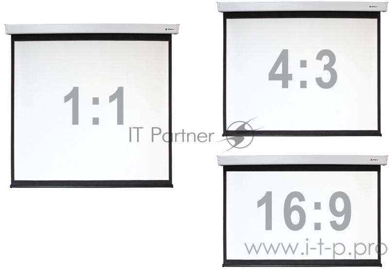 Экран настенный с электроприводом Digis DSEF-16909, формат 16:9, 180 (408x241), MW, Electra-F