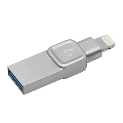 Флеш Диск Kingston 128Gb DataTraveler Bolt Duo C-USB3L-SR128-EN USB3.1 серебристый