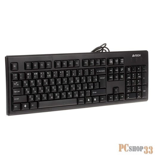 Клавиатура A4 KR-83 черный USB