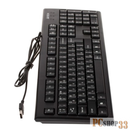 Клавиатура A4 KR-83 черный USB