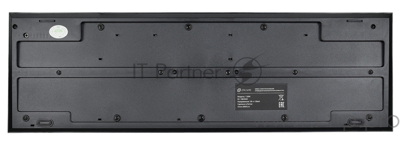 Клавиатура Oklick 120M черный USB