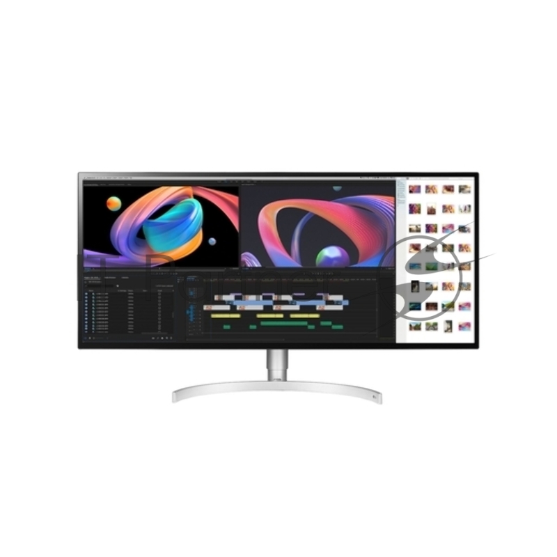 Монитор 34 LG 34WK95U-W WHITE IPS, 5120x2160, 5ms, 450 cd/m2, 1200:1 (Mega DCR), HDMI*2, DP,USB,TBT3, 5Wx2, Headph.Out, HAS, vesa