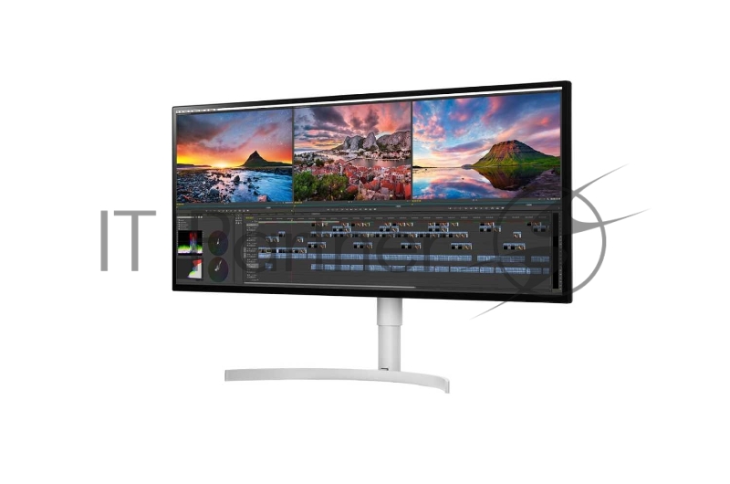 Монитор 34 LG 34WK95U-W WHITE IPS, 5120x2160, 5ms, 450 cd/m2, 1200:1 (Mega DCR), HDMI*2, DP,USB,TBT3, 5Wx2, Headph.Out, HAS, vesa