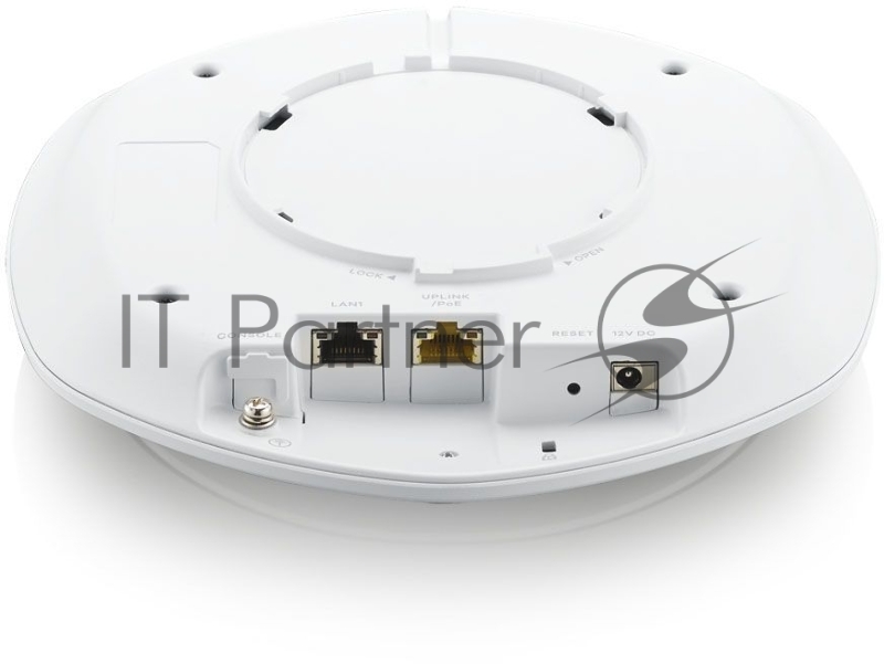 Сетевое оборудование ZyXEL NWA1123-ACHD-EU0101F Точка доступа, 802.11a/b/g/n/ac (2,4 и 5 ГГц), Airtime Fairness, внутренние антенны 3x3, до 300+1300 Мбит/сек, 2xLAN GE, PoE, PoE инжектор в комплек