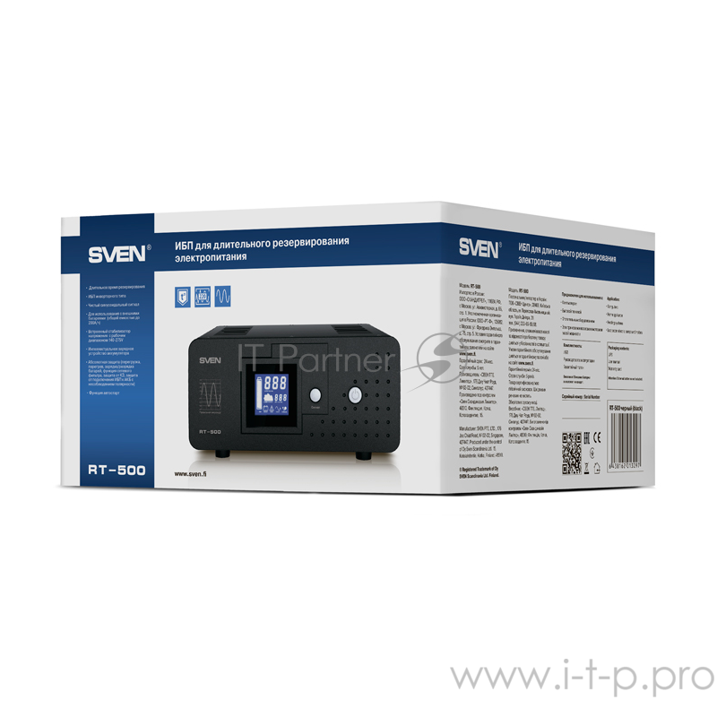 ИБП SVEN Источник бесперебойного питания SVEN RT-500
