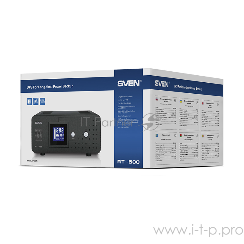 ИБП SVEN Источник бесперебойного питания SVEN RT-500