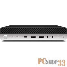 HP EliteDesk 800 G4 Mini Core i5-8600k 3.6GHz,8Gb DDR4-2666(1),256Gb SSD,WiFi+BT,USB kbd+mouse,Stand
