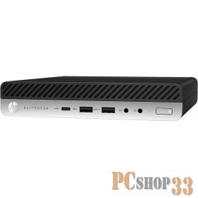 HP EliteDesk 800 G4 Mini Core i7-8700 3.2GHz,8Gb DDR4-2666(1),256Gb SSD,USB Slim Kbd+Mouse,Stand,HDMI,3y,FreeDOS