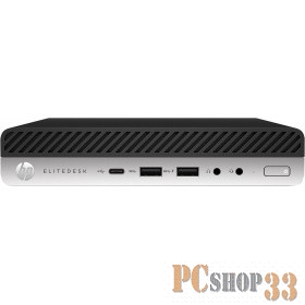 HP EliteDesk 800 G4 Mini Core i7-8700k 3.7GHz,8Gb DDR4-2666(1),256Gb SSD,WiFi+BT,USB kbd+mouse,Stand