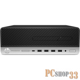 HP ProDesk 600 G4 SFF Core i7-8700 3.2GHz,16Gb DDR4-2666(1),256Gb SSD,DVDRW,USB kbd+mouse,VGA,3y,Win