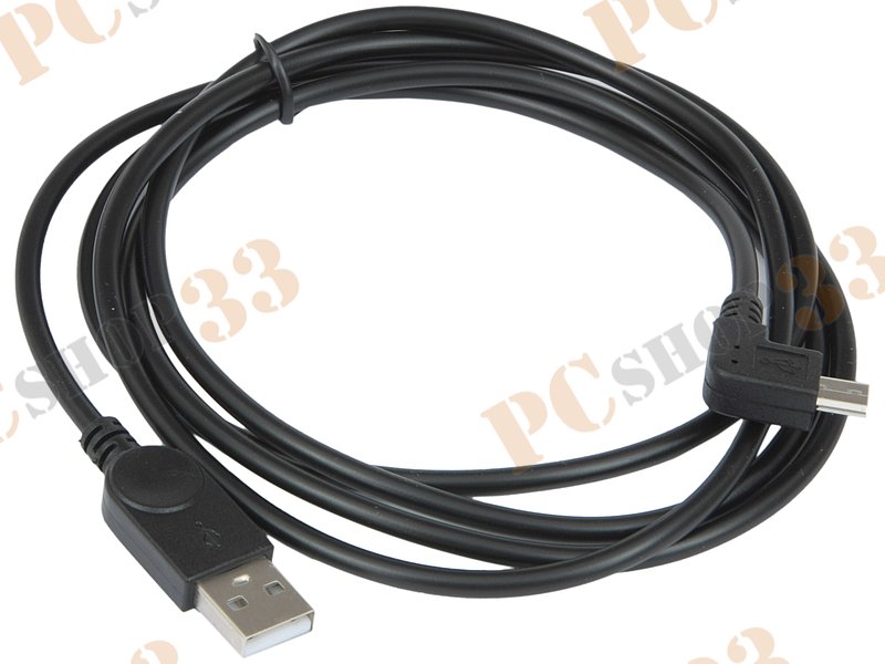 Кабель USB2.0 соединительный USB A-microB ORIENT MU-215B1, угловой (1.5м)