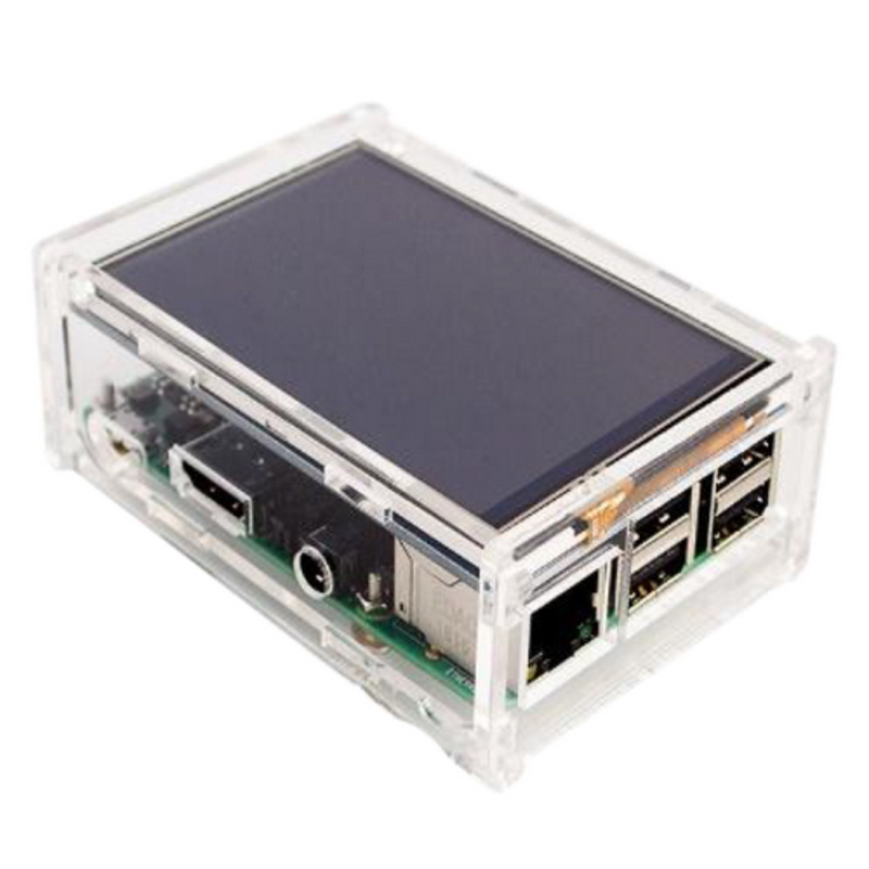 RA147 Корпус ACD Acrylic Case w/ 3.5 inch LCD hole for Raspberry Pi 3