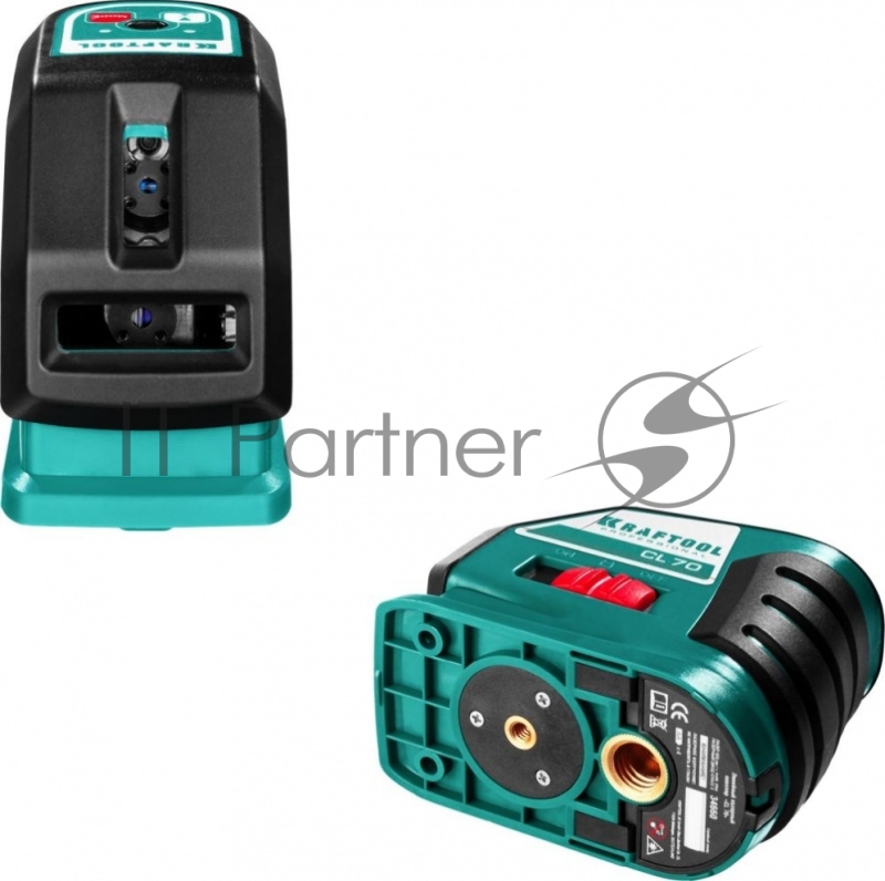 Уровни лазерные KRAFTOOL 34660 линейный ''cl-70'' 20м / 70м детектор