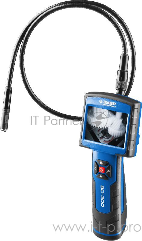 Видеоскоп ЗУБР 45352 вc-300 профессионал 3.5'' 12мм 1м tv-выход