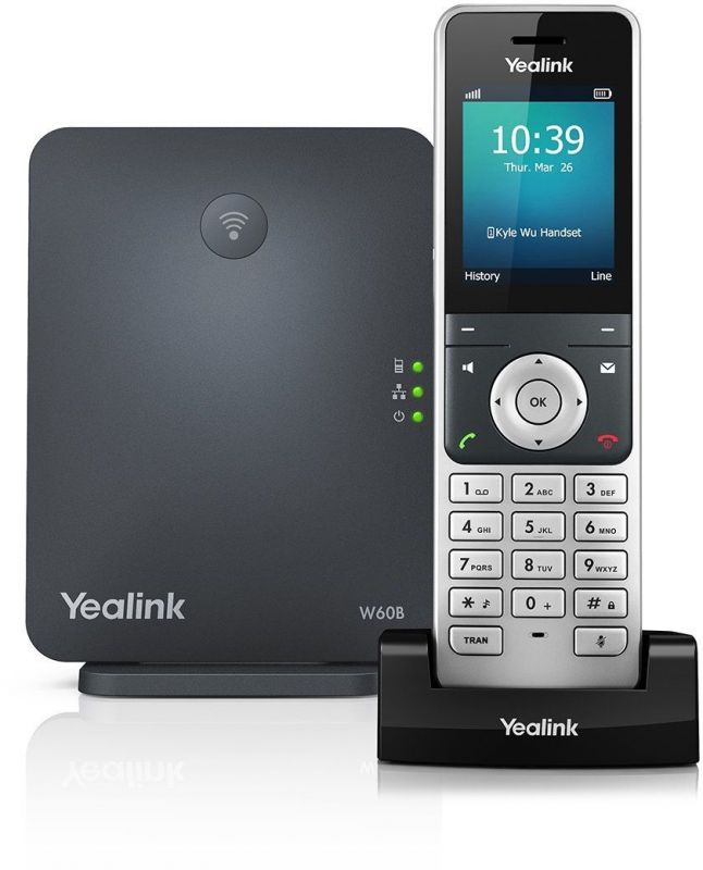VoIP-телефон YEALINK W60P Беспроводной IP DECT телефон (трубка+база)