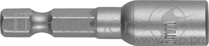 Головка STAYER PROFI Нат-драйвер 26390-06 магнитная E 1/4'' длина 48 мм 6мм 1шт