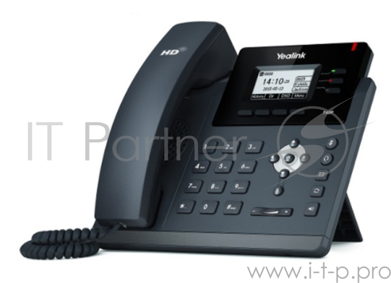 VoIP-телефон YEALINK SIP-T40P SIP-телефон, 3 линии, BLF, PoE, БЕЗ БП