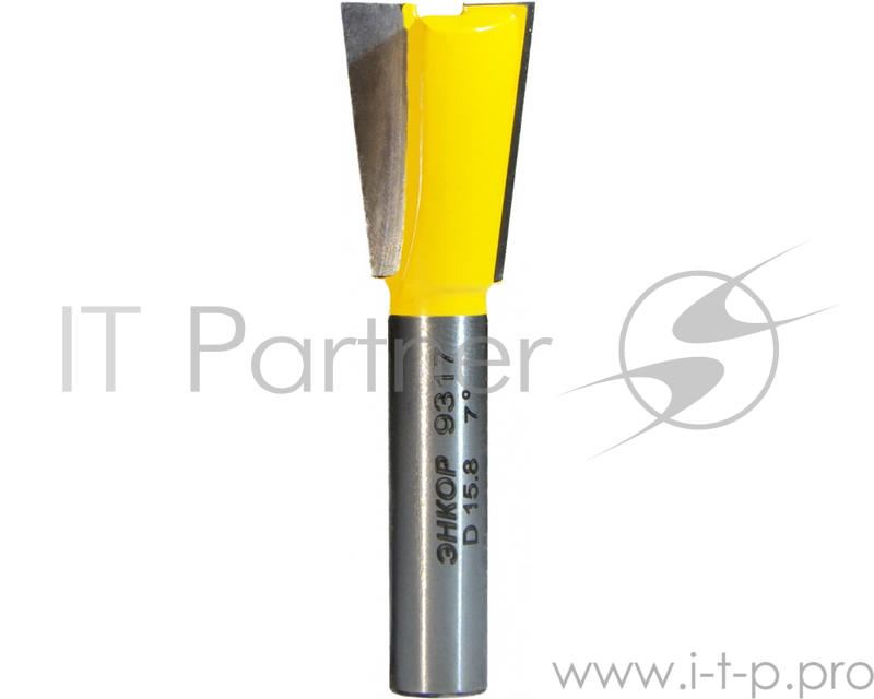 Фреза ЭНКОР 9317 паз ф15.8х22мм 7° Ласточ хвост хв8мм