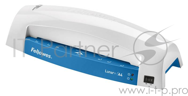 Ламинатор Fellowes Ламинатор Lunar+ A4 FS-57428(01), нагрев 4 мин., серый/синий, {75/80 и 125 мкм, 30 см/мин}