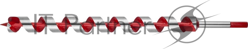 Сверло по дереву ЗУБР 2947-450-30 МАСТЕР спираль Левиса HEX сталь45Mn d30мм L450мм