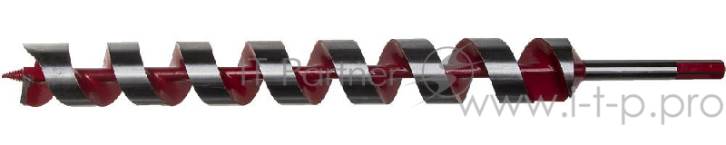 Сверло по дереву ЗУБР 2947-450-40 МАСТЕР спираль Левиса HEX сталь45Mn d40мм L450мм