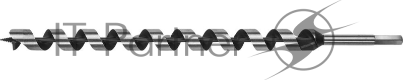 Сверло по дереву ЗУБР 2948-450-22 ЭКСПЕРТ спираль Левиса HEX 22х450мм