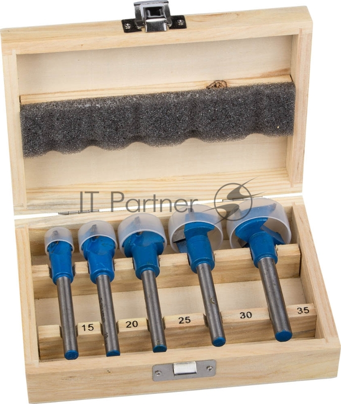 Набор сверл ЗУБР 29945-H5 композитные с твердосплавными вставками 15/20/25/30/35мм 5шт.