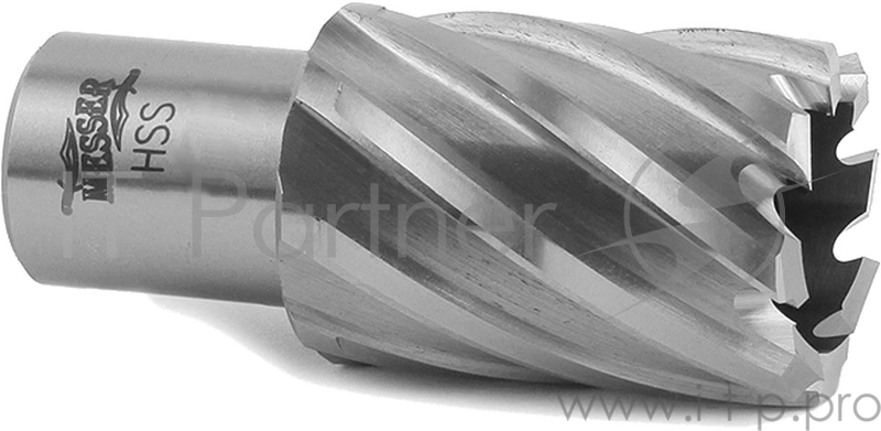 Сверло по металлу MESSER 19-30-019 HSS корончатое, 30L x 19