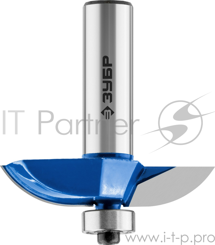 Фреза ЗУБР 28761-51 фигирейная №2 d= 51мм дл.-13мм рад.-19мм хв.-12мм d-12.7мм