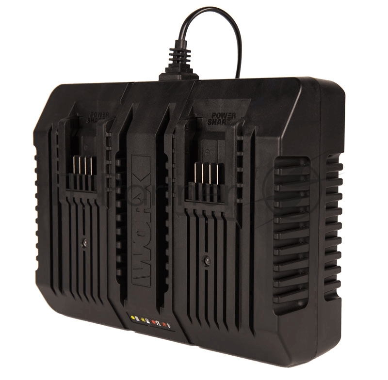 Двойное зарядное устройство WORX WA3883 20В 2*2A