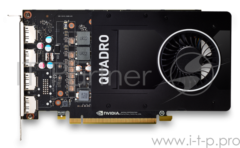 Видеокарта PNY Quadro P2000 5GB RTL VCQP2000-PB