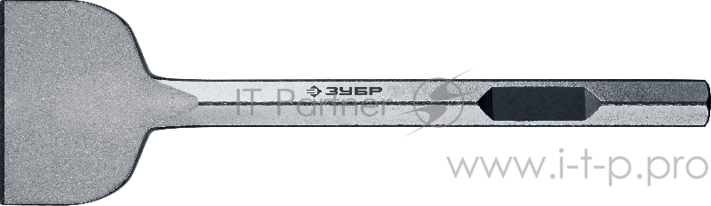 Зубило лопаточное Зубр Буран 29372-125-400 HEX 28 125x400мм