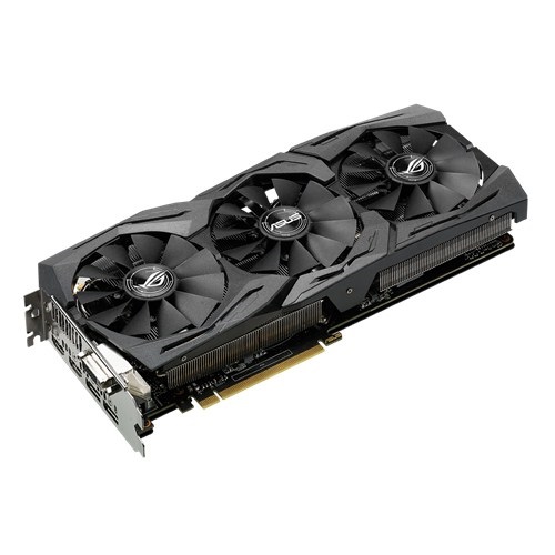 Видеокарта Asus GTX1070 ROG 8Gb GDDR5 256bit DVI, HDMIx2, DPx2 (STRIX-GTX1070-8G-GAMING) RTL