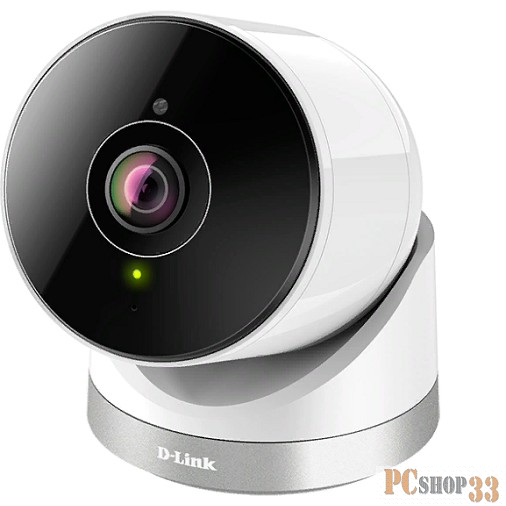 Цифровая камера D-Link DCS-2670L/A1A 2 Мп внешняя беспроводная облачная сетевая Full HD-камера, день/ночь, с ИК-подсветкой до 10 м, углом обзора по горизонтали 180°, WDR и слотом для карты microSD