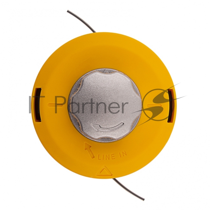 Катушка DENZEL 96322 тримм. полуавтомат. легкая заправка лески гайка m10x1.25 винт m10-m10 алюм.кн