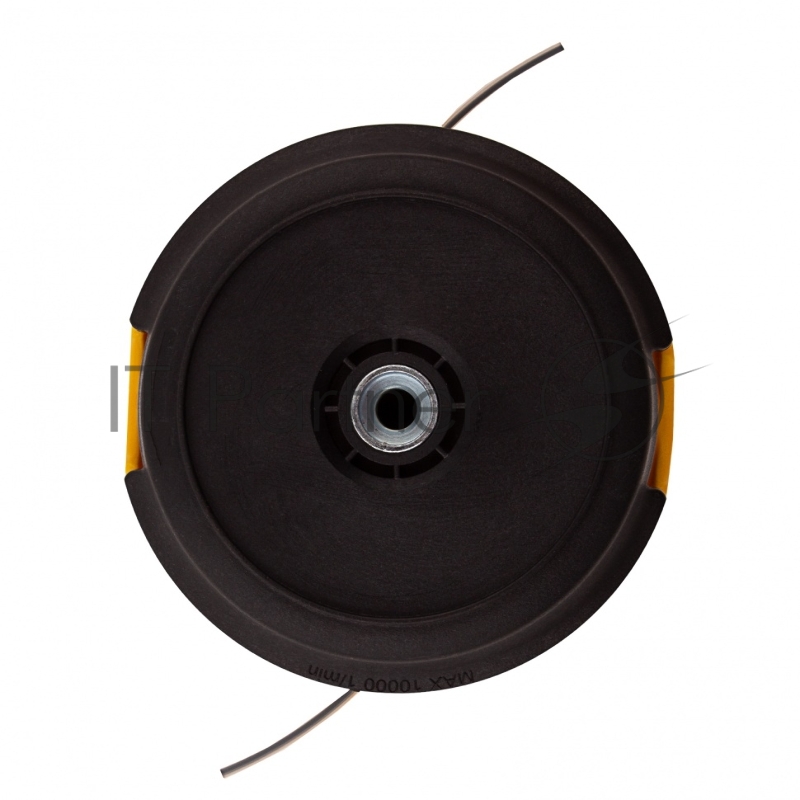 Катушка DENZEL 96322 тримм. полуавтомат. легкая заправка лески гайка m10x1.25 винт m10-m10 алюм.кн