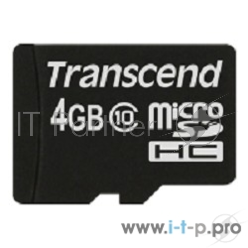 Карта памяти Micro SecureDigital 4Gb Transcend TS4GUSDC10 {MicroSDHC Class 10}