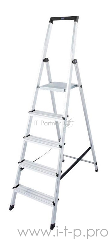 Стремянка KRAUSE 126238 SOLIDY 5 ступеней раб. высота 3.05 м свободностоящая